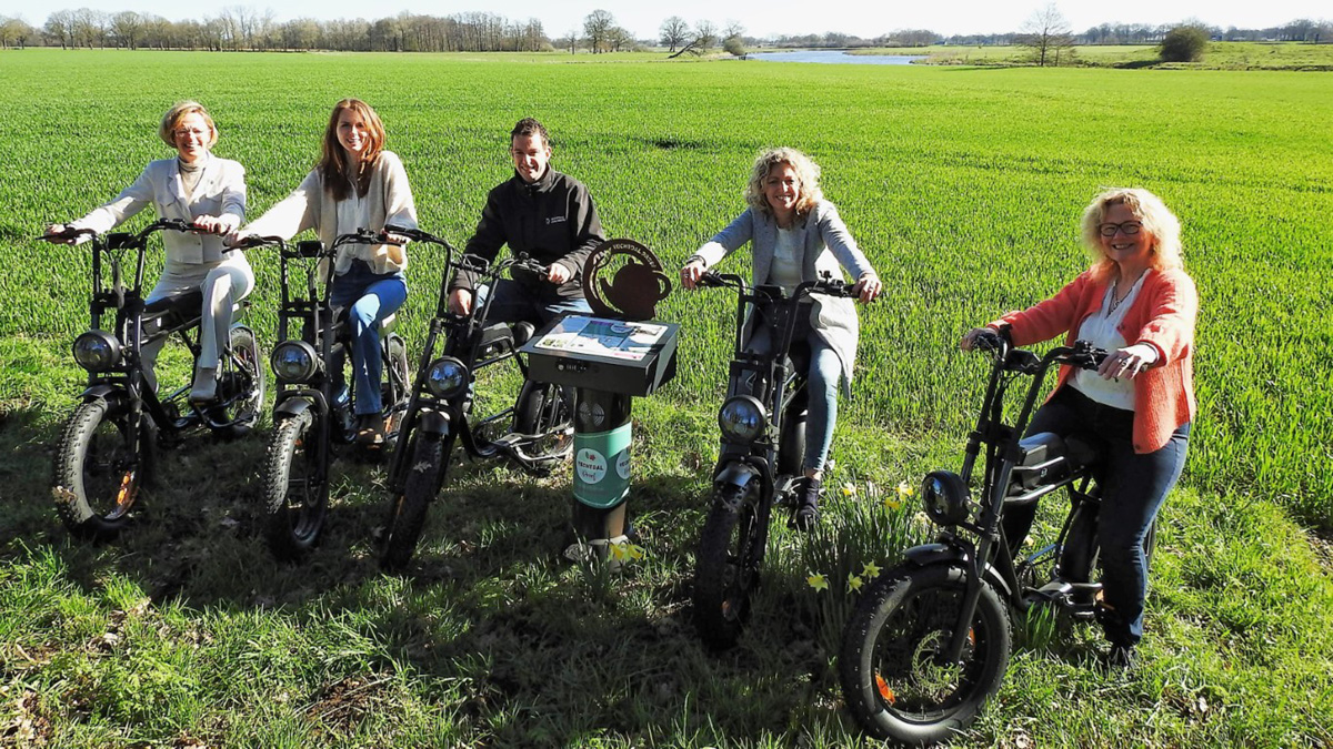 Vechtdal Proefpalen fiets- en autoroute